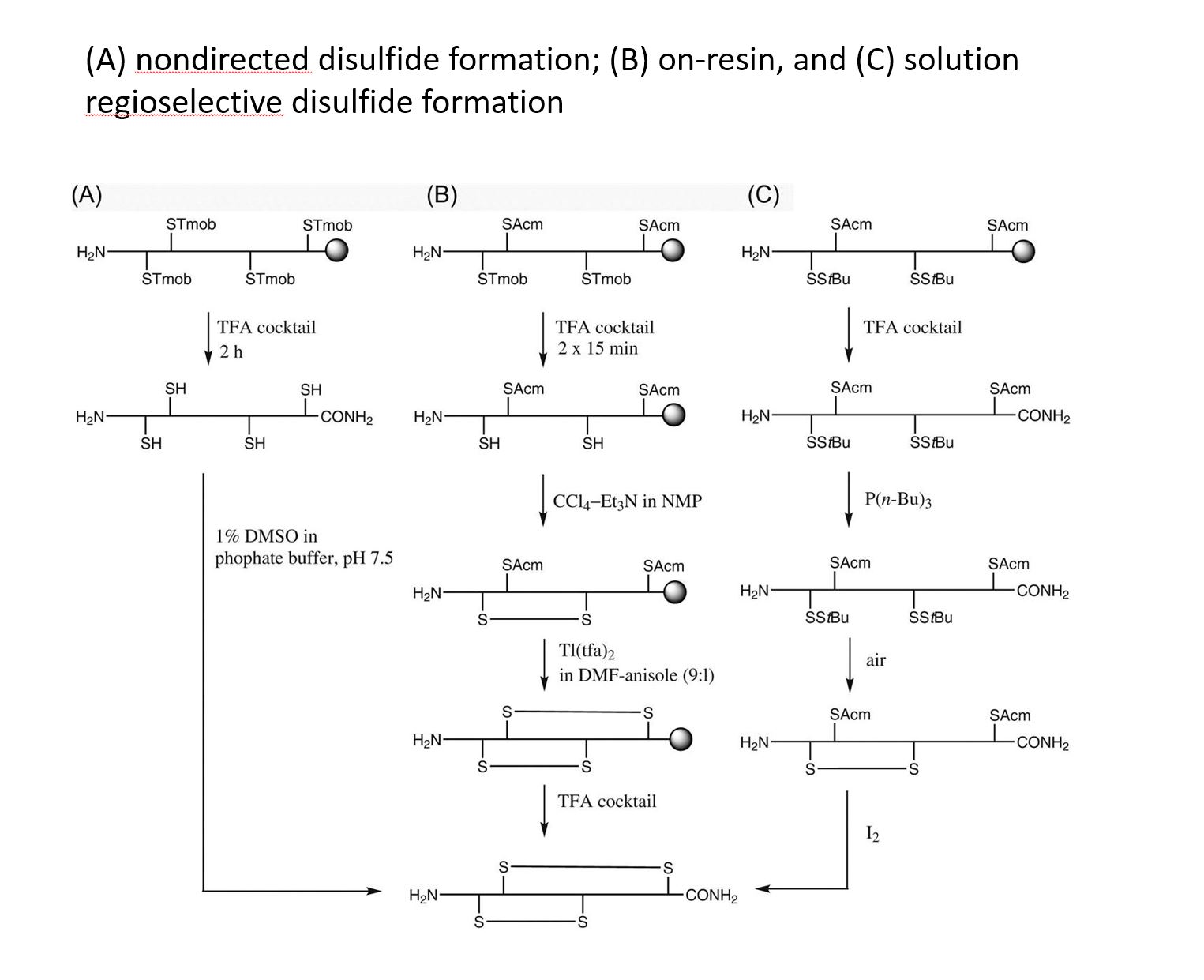 Cyclization with multiple S S bonds